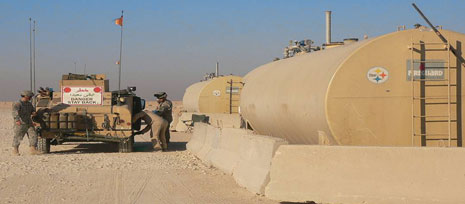 KBR tanks deployed in Iraq