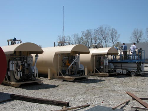 KBR tanks in production yard